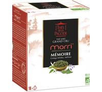 Parapharmacie en ligne > Bio & médecine naturelle > Produits de médecines naturelles > Produits de phytothérapie Thés de la Pagode Morri Thé Vert Grand Cru Mémoire Bio 18 Sachets - Phytothérapie - Pha