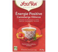 Yogi Tea Energie Positive Canneberge Hibiscus 17 sachets