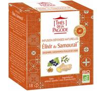 Parapharmacie en ligne > Bio & médecine naturelle > Produits de médecines naturelles > Produits de phytothérapie Thés de la Pagode Infusion Elixir du Samouraï Bio 18 Sachets - Phytothérapie - Pharmaci