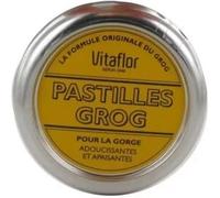 Vitaflor Pastilles pour la gorge Formule Grog 45 pastilles