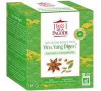 Parapharmacie en ligne > Bio & médecine naturelle > Produits de médecines naturelles > Produits de phytothérapie Thés de la Pagode Infusion Yin et Yang Digest Bio Sachets x 18