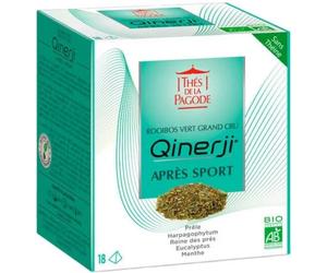 Parapharmacie en ligne > Bio & médecine naturelle > Produits de médecines naturelles > Produits de phytothérapie Thés de la Pagode Rooibos Vert Qinerji Après Sport Bio Sachets x 18