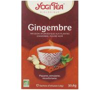 Parapharmacie en ligne > Bio & médecine naturelle > Produits de médecines naturelles Yogi Tea Gingembre Bio Sachets x 17