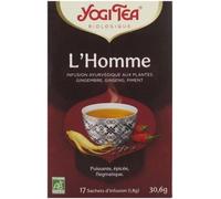 Parapharmacie en ligne > Bio & médecine naturelle > Produits de médecines naturelles Yogi Tea L'Homme Bio Sachets x 17