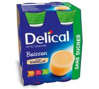 Parapharmacie en ligne > Compléments alimentaires > Alimentation hypercalorique > Boissons hypercaloriques Delical Boisson HP/HC Édulcorée 4 x 200 ml