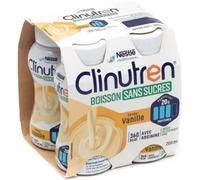 NESTLE Clinutren Boisson Sans Sucres Vanille Bouteilles 800 ml