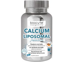 Parapharmacie en ligne > Compléments alimentaires Biocyte Longevity Calcium Vitamins D3 + K2 60 Gélules - Compléments alimentaires - Pharmacie en ligne LaSante.net
