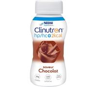 Parapharmacie en ligne > Compléments alimentaires Clinutren Boisson HP/HC+ Lactée Saveur Chocolat 4 x 200 ml - Compléments alimentaires - Pharmacie en ligne LaSante.net