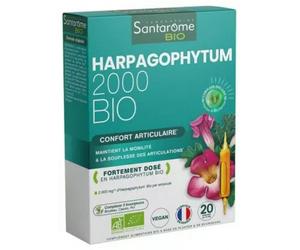 Parapharmacie en ligne > Compléments alimentaires > Compléments Alimentaires Articulations et muscles Santarome Harpagophytum Bio 2000 20 Ampoules - Articulations et muscles - Pharmacie en ligne LaSan