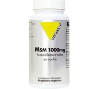 Parapharmacie en ligne > Compléments alimentaires > Compléments Alimentaires Articulations et muscles VIT'ALL+ MSM 1000mg x 60 - Articulations et muscles - Pharmacie en ligne LaSante.net