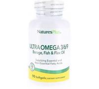 Parapharmacie en ligne > Compléments alimentaires > Compléments Alimentaires Cholestérol et Diabète > Compléments Alimentaires Oméga-3 Natures Plus Ultra Oméga 3/6/9 Capsules x 90