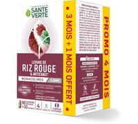 Santé Verte Levure de Riz Rouge et Artichaut Cholestérol Comprimé(S) 2x60 pc(s)