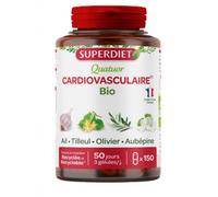 Superdiet Quatuor Ail Cardiovasculaire Bio 150 gélules