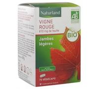 Parapharmacie en ligne > Compléments alimentaires > Compléments Alimentaires Circulation veineuse Naturland Vigne Rouge Bio Végécapsx 75