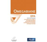 Parapharmacie en ligne > Compléments alimentaires > Compléments Alimentaires Circulation veineuse PiLeJe Omegabiane EPA x 80 - Circulation veineuse - Pharmacie en ligne LaSante.net
