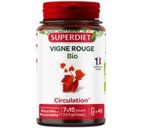 Parapharmacie en ligne > Compléments alimentaires > Compléments Alimentaires Circulation veineuse Super Diet Vigne Rouge Bio Gélules x 45 - Circulation veineuse - Pharmacie en ligne LaSante.net