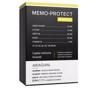 Parapharmacie en ligne > Compléments alimentaires > Compléments Alimentaires Concentration et Mémoire Aragan Synactifs MemoProtect 60 Gélules - Concentration - Mémoire - Pharmacie en ligne LaSante.net
