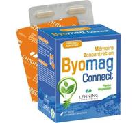Parapharmacie en ligne > Compléments alimentaires > Compléments Alimentaires Concentration et Mémoire Lehning Byomag Connect x 60 - Concentration - Mémoire - Pharmacie en ligne LaSante.net