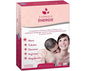Parapharmacie en ligne > Compléments alimentaires > Compléments alimentaires contre l'impuissance H.D.N.C Formule Energie Comprimés x 30
