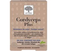 Parapharmacie en ligne > Compléments alimentaires > Compléments alimentaires contre l'impuissance New Nordic Cordyceps Plus Comprimés x 30