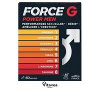 Vitavea Gélules Force G Power Men – Maca, Ginseng, Gingembre, Tribulus – 60 gélules