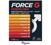 Parapharmacie en ligne > Compléments alimentaires > Compléments alimentaires contre l'impuissance Vitavea Force G Power Men Gélules x 60