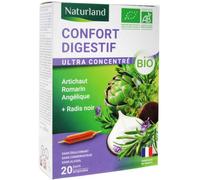 Parapharmacie en ligne > Compléments alimentaires > Compléments Alimentaires Digestion et Transit Naturland Confort Digestif Bio 20 Ampoules Buvables de 10 ml - Digestion - Transit - Pharmacie en lign