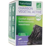 Parapharmacie en ligne > Compléments alimentaires > Compléments Alimentaires Digestion et Transit Naturland Charbon Végétal Activé Bio 60 Végécaps - Digestion - Transit - Pharmacie en ligne LaSante.ne