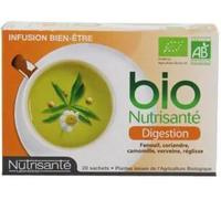 Parapharmacie en ligne > Compléments alimentaires > Compléments alimentaires pour la digestion et au transit Nutrisanté Bio Infusions Digestion x 20 - Digestion - Transit - Pharmacie en ligne LaSante.