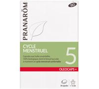Parapharmacie en ligne > Compléments alimentaires > Compléments Alimentaires Digestion et Transit Pranarôm Oléocaps 5 Cycle Menstruel Bio x 30 - Digestion - Transit - Pharmacie en ligne LaSante.net