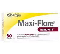 Parapharmacie en ligne > Compléments alimentaires > Compléments Alimentaires Digestion et Transit Synergia Maxi-Flore Comprimés x 30 - Digestion - Transit - Pharmacie en ligne LaSante.net