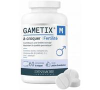 Densmore - Complément Fertilité Gametix M à croquer - CoQ10 Zinc Sélénium Vitamines - 60 comprimés