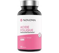 Novoma Complément Acide folique 400 µg Quatrefolic® – Conception/début de grossesse – 90 gélules