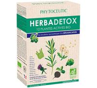 Phytoceutic Bio Herbadetox 12 Plantes Actives 20 ampoules x 10ml