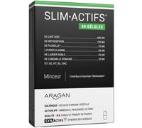 Parapharmacie en ligne > Compléments alimentaires > Compléments alimentaires minceur > Draineurs contre la rétention d'eau Aragan Synactifs SlimActifs Gélules x 30