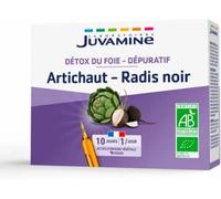 Parapharmacie en ligne > Compléments alimentaires > Compléments alimentaires minceur > Produits détox Juvamine Dépuratif Détoxifiant Radis Noir Artichaut Ampoules x 10