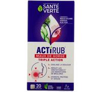 Santé Verte Actirub Maux Gorge 20 Pastilles