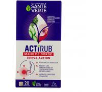 Parapharmacie en ligne > Compléments alimentaires > Compléments Alimentaires ORL Actirub Maux de Gorge Triple Action Pastilles x 20 - ORL - Pharmacie en ligne LaSante.net