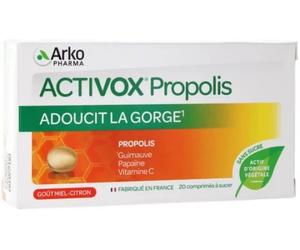 Parapharmacie en ligne > Compléments alimentaires > Compléments Alimentaires ORL Activox Comprimés à Sucer Miel-Citron x 20