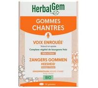 HerbalGem Gommes Chantres Bio – Éclat Voix – 24 gommes