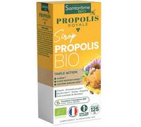 Parapharmacie en ligne > Compléments alimentaires > Compléments Alimentaires ORL Santarome Propolis Royale Sirop Propolis Bio 125 ml - ORL - Pharmacie en ligne LaSante.net
