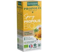 Santarome Bio – Spray Propolis Bio – Apaise la gorge – À base de plantes et propolis – 20 ml