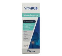 Vitavea Vita'Rub Spray pour maux de gorge 15 ml