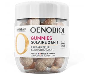 Parapharmacie en ligne > Compléments alimentaires > Compléments Alimentaires Pour Cheveux, peau et ongles Oenobiol Solaire 2 en 1 Gummies x 60 - Cheveux, peau, ongles - Pharmacie en ligne LaSante.net