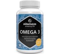 Vitamaze Oméga 3 Capsules 1000 mg - 400 mg EPA / 300 mg DHA - 90 gélules FOS certifié