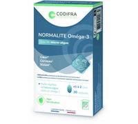 Parapharmacie en ligne > Compléments alimentaires > Compléments alimentaires pour contrôler le cholestérol et le diabète Normalite Oméga-3 Capsules x 30