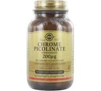 Parapharmacie en ligne > Compléments alimentaires > Compléments alimentaires pour contrôler le cholestérol et le diabète Solgar Chrome Picolinate 200 µg Gélules Végétales x 90