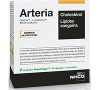 Parapharmacie en ligne > Compléments alimentaires > Compléments alimentaires pour contrôler le cholestérol et le diabète NHCO Arteria Cholestérol Lipides Sanguins Gélules 2 x 56
