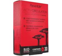 Parapharmacie en ligne > Compléments alimentaires > Compléments alimentaires pour la circulation veineuse S.I.D Nutrition PreventLife ActivCirculation Comprimés x 30