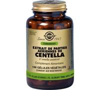 Parapharmacie en ligne > Compléments alimentaires > Compléments alimentaires pour la circulation veineuse Solgar Extrait de Partie Aériennes de Centella Gélules Végétales x 100